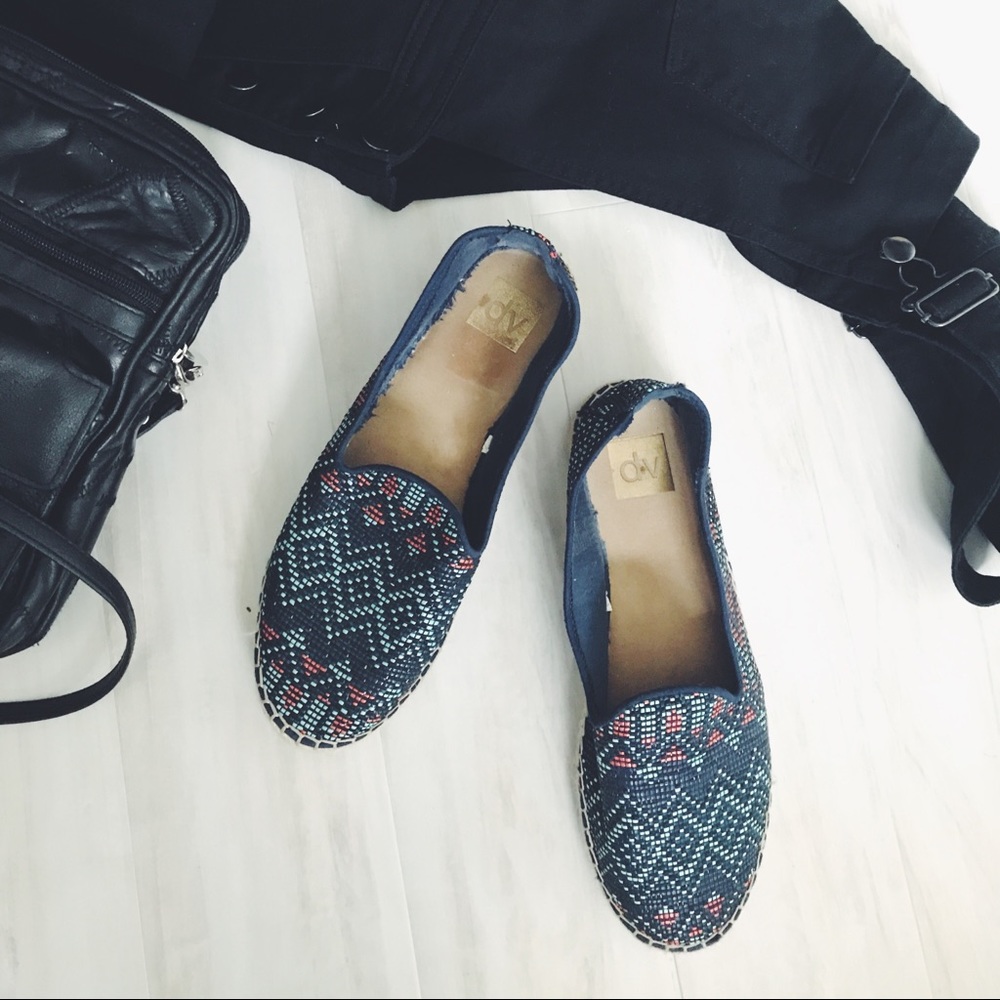 DV Dolce Vita Woven Tribal Espadrilles